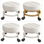 Portable Manicure Chair Supplier - Colorful Pink Purple Durable 360 ° Rolling Custom Logo