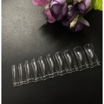 Gel Nail Tips Manufacturer - 500pcs Popular Fashion Long Salon French Square Tips for Extension