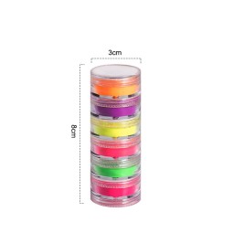 Mirror Nail Powder Manufacturer - Super Shining Magic Fluorescence Glitter Candy Pigment