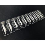 Gel Nail Tips Manufacturer - 500pcs Popular Fashion Long Salon French Square Tips for Extension