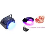 Wireless UV Nail Lamp Supplier - Model TP83 Ibelieve Rechargeable Black Color Dryer Lamp