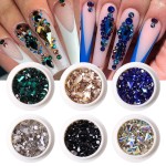 3D Nail Charms Factory - 16-Piece Crystal AB Rhinestone Metal Jewelry with Cherry Designers
