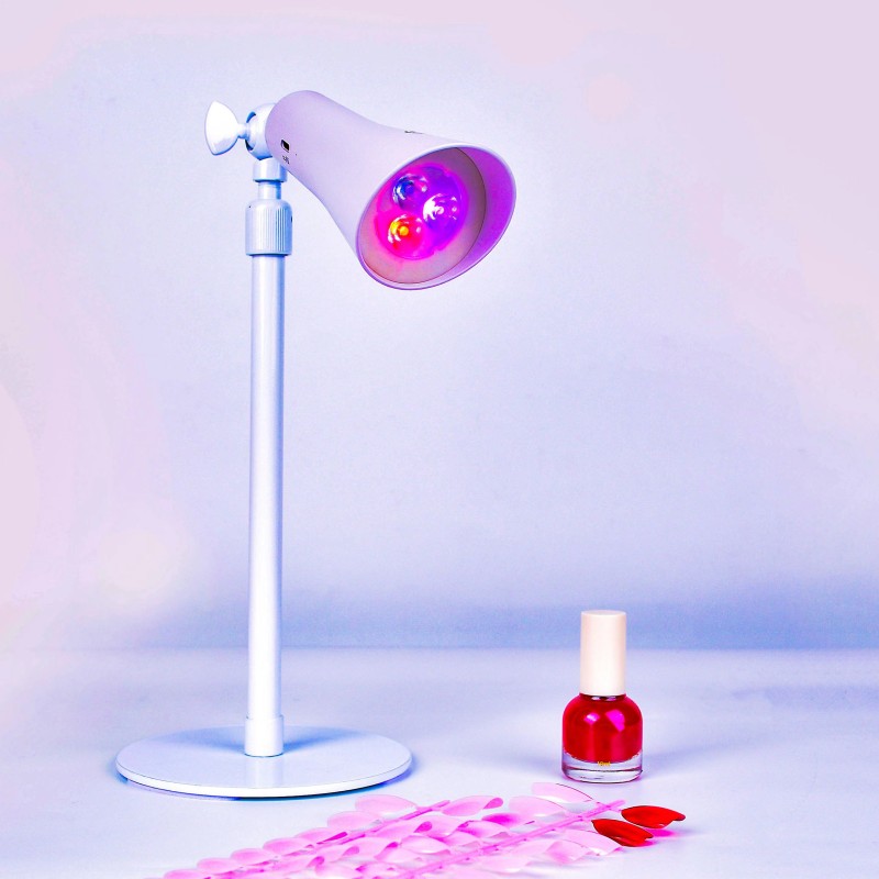 Mini Nail Lamp Supplier - Flash Cure 360 Adjustable Table Light Cordless for Gel-X Tips