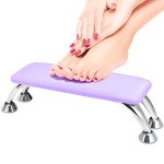 Purple Nail Arm Rest Supplier - Wholesale Free Mat Soft Pu Cushion Customize for Toe Nail