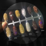 Nail Glitter Powder Manufacturer - High Pigment Shiny Diamond 6 Colors/sets Mirror Powder
