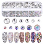 Nail Dotting Pen Set Manufacturer - Hot Sell Double Head with 1440 Pcs Rhinestones and Nipper