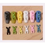 Children Nail Sticker Manufacturer - Hot Design 2pcs/Bag Lovely Rabbit Anime Decoration
