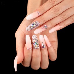 Press on Nails Factory - Private Label ABS Full Cover Artificial Nail Tips with Packaging Box
