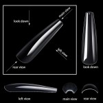Press-On Nail Tips Factory - Wholesale 240pcs French Style Full Cover Soft Gel for Finger