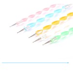 Nail Art Pen Set Supplier - High Quality Crystal Handle DIY Graffiti Flower Dotting Pen