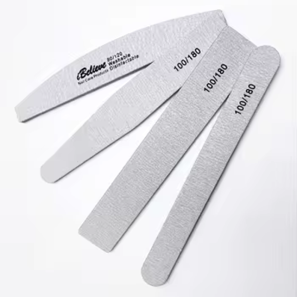 一次性美甲锉供应商-高品质双面100/180粒度家用沙龙