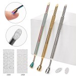 Manicure Tool Supplier - Private Label Double Head Stainless Steel Cuticle Pusher