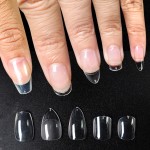 Nail Tips Manufacturer - New Medium XL Coffin Almond Custom Logo Gel-X Tips with Box