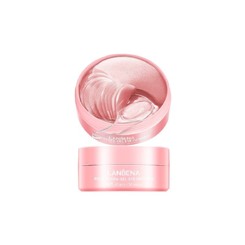 LANBENA Rose Hydrogel Eye Patches Manufacturer - Nourishing Brightening Anti-Wrinkle Gel Mask
