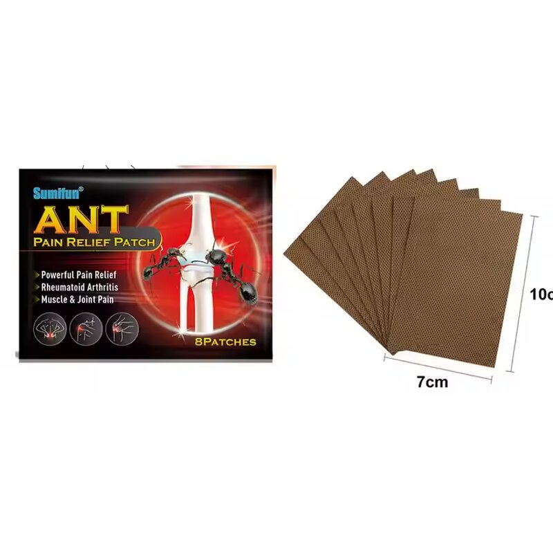 Black Ant Plaster Manufacturer - Chinese Herbs Medical Patch for Joint Pain & Muscle Sprain Relief