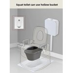 Portable Squat Stool Manufacturer - Elderly Toilet Chair for Patient Care
