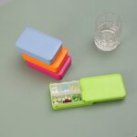 Slide Pill Case Manufacturer - Sleek Sealed Medicine Organizer with Smooth Slide Cover