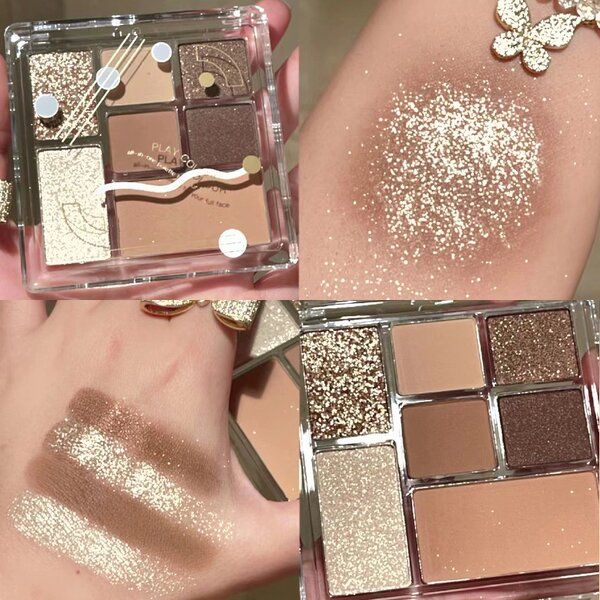Eye Shadow Palette Manufacturer - Private Label, 7 Colors Matte & Glitter Formula