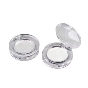 Clear Eyeshadow Case Manufacturer - Custom Logo Round Single Color Packaging Box
Clear Powder Makeup Case Manufacturer - 26.5mm 36.5mm 59.5mm Round Compact Box