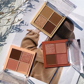 Eyeshadow Palette Manufacturer - 4-Color Pearly Glitter Makeup Palettes