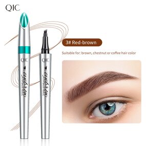 Eyebrow Pencil Manufacturer - 3D Four-Fork Waterproof Sweat-Proof Design