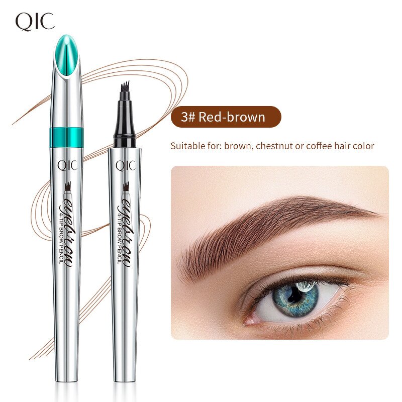 Eyebrow Pencil Manufacturer - 3D Four-Fork Waterproof Sweat-Proof Design