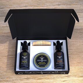 Beard Oil and Balm Manufacturer - Private Label Kit with Argan & Jojoba Oils for Men