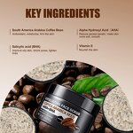 Men's Exfoliating Face Scrub Manufacturer - Coffee Peel Formula for Oily Skin & Better Shave