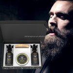 Beard Oil and Balm Manufacturer - Private Label Kit with Argan & Jojoba Oils for Men