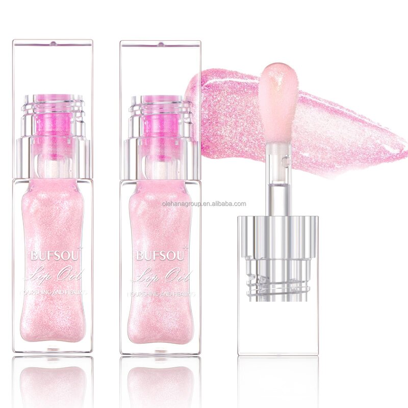 Color Changing Lip Plump Oil - Moisturizing Glossy Lip Gloss & Liquid Lipstick
