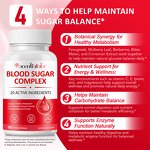 Dairy-Free Vegan Energy & Immune Support Complex Capsules - Non-GMO Blood Sugar Balance Supplement