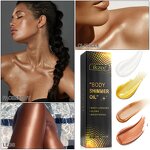 Body Luminizer Manufacturer - Private Label Glitter Face & Body Glow Liquid Cream