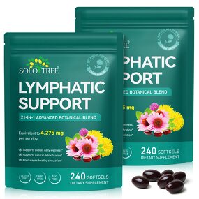 Lymphatic Support Capsules Manufacturer - Private Label Gluten-Free Herbal Formula Softgel Supplement