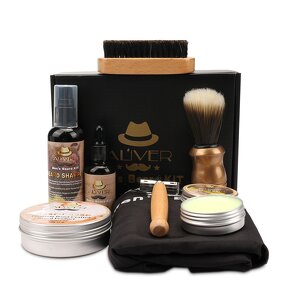 Beard Grooming Kit Manufacturer - Trimming & Growth Gift Set for Men