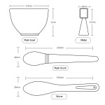 硅胶碗供应商- KOUNISH 4件混合化妆工具