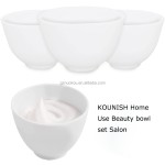 硅胶碗供应商- KOUNISH 4件混合化妆工具