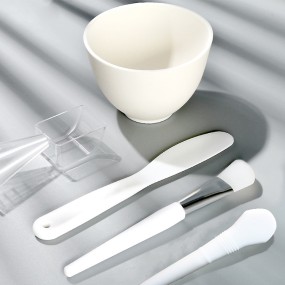 Silicone Bowls Supplier - KOUNISH 4PCS Mixing Cosmetic Tools