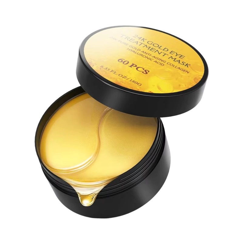 Gold Eye Patches Factory - 60 Pcs 24k Organic Anti-Aging