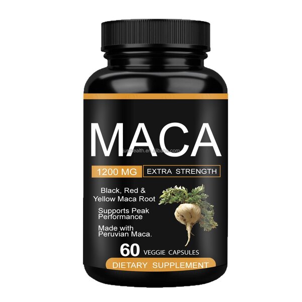 Maca Capsules Manufacturer - Extra Strength Black Maca Root Herbal Pills for Men
