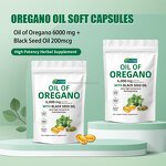 Oil of Oregano Softgels Manufacturer - 2-in-1 Formula with Black Seed Oil for Immune Support