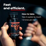 Men's Workout Supplement Capsules with Maca & Horny Goat Weed - Natural Energy & Muscle Growth Formula