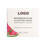 Sleeping Mask Manufacturer - Private Label Organic Hyaluronic Acid Watermelon Glow Facial Care