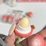 Lip Balm Manufacturer - Organic Strawberry PH Color Changing Hydrating Lip Care with Keychain