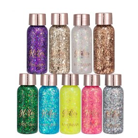 Liquid Glitter Manufacturer - Mermaid Sequins Body & Eye Makeup Gel for Festival