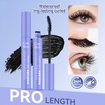 Private Label Mascara Manufacturer - Waterproof, Non-Smudging Black Tubing Fiber Formula