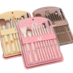Makeup Brush Set Manufacturer - 10-Piece Professional Cartoon Design with Soft Fiber Hair and Plastic Handle