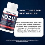 Vitamin C Magnesium Lozenges Manufacturer - OEM ODM NO2U Formula for Cognitive Wellness & Blood Circulation Support