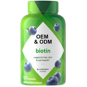 Biotin Gummies Manufacturer - OEM ODM for Hair Skin Nail Health & Metabolism Support