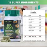 Vegan Sea Moss Complex Capsules Manufacturer - All-in-1 Formula with Bladderwrack & Ashwagandha