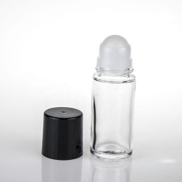 除臭剂容器供应商-30ml 50ml圆柱体滚珠阿拉伯精油玻璃瓶